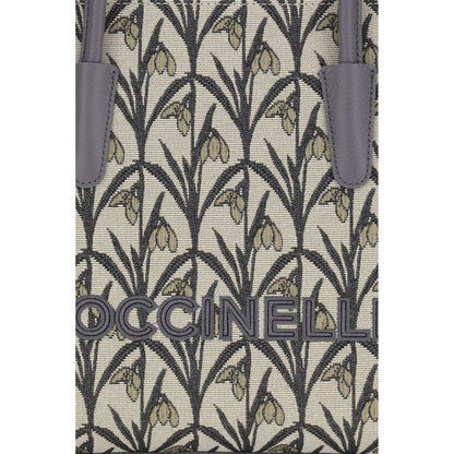 Gray Fabric Shoulder Bag