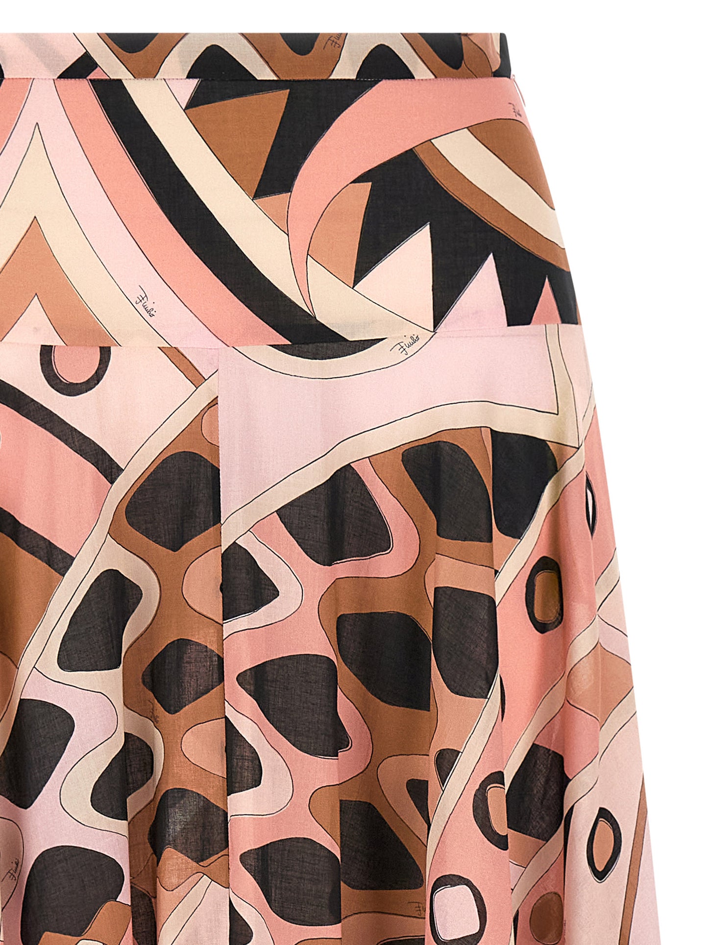 Multicolor Cotton Mini Skirt