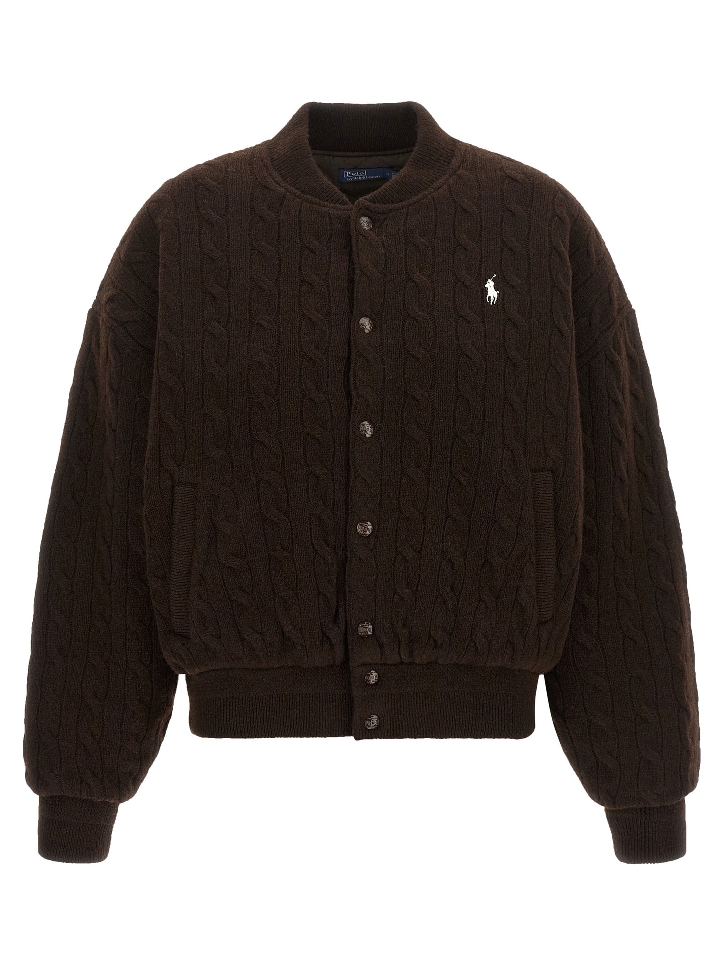 Brown Wool Bomber