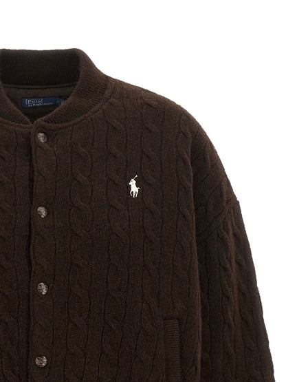 Brown Wool Bomber