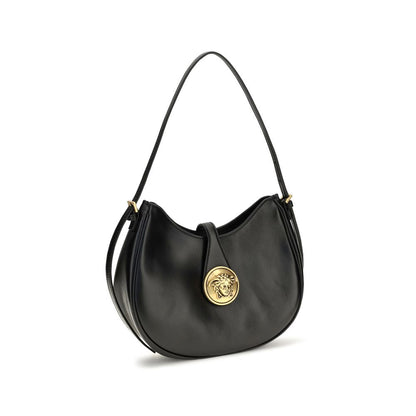 Black Calf Leather Bos Taurus Shoulder Bag