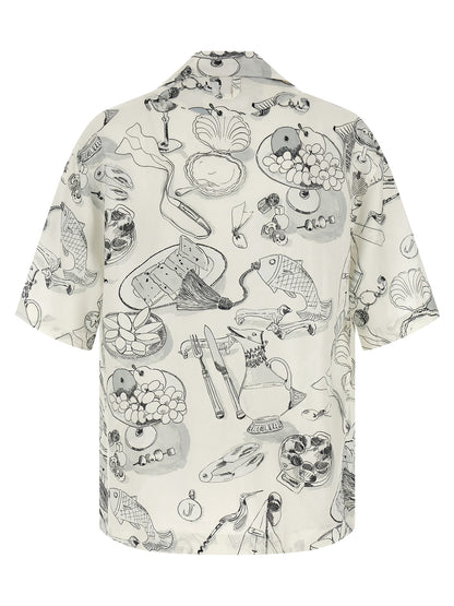 Bicolor Viscose Blouse