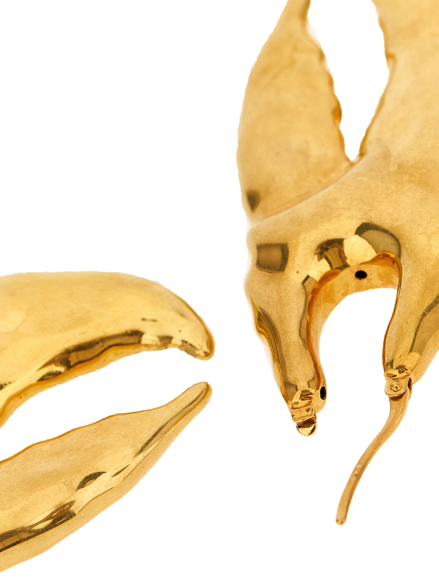 Gold Copper Earrings