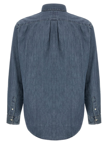 Blue Cotton Blouse