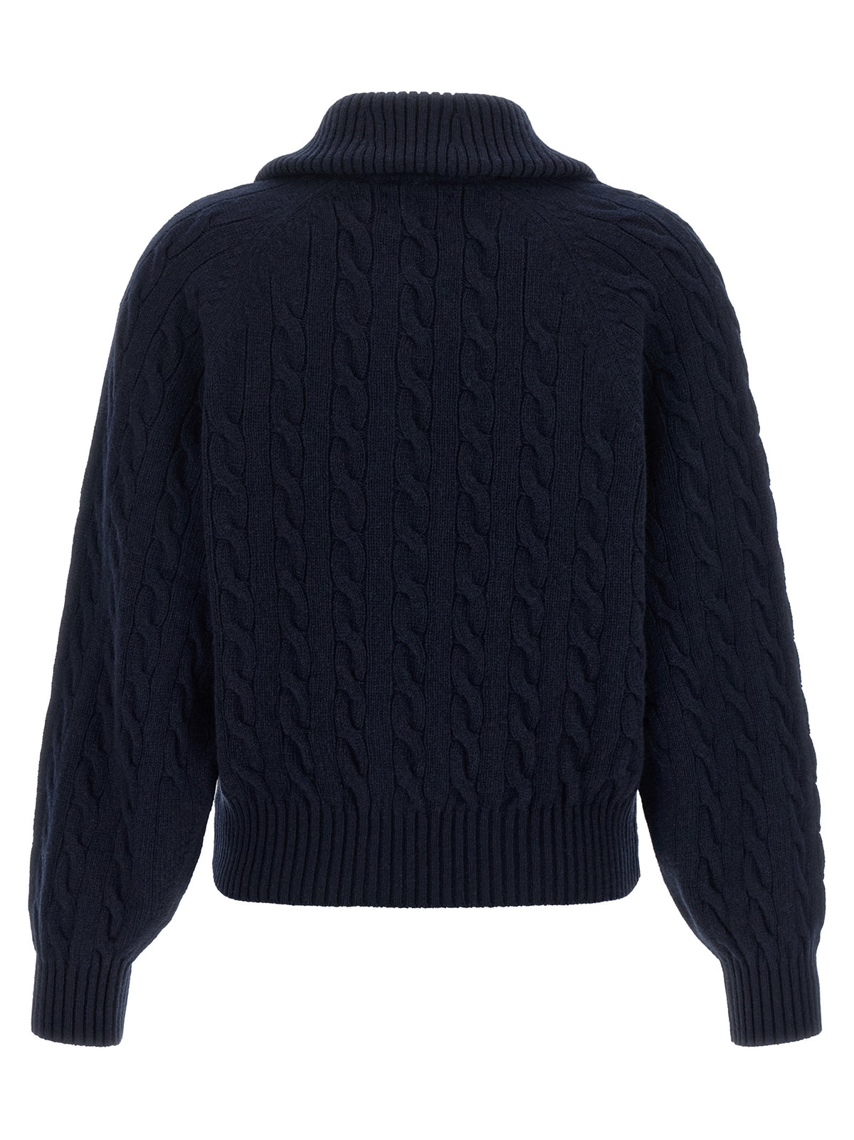 Blue Wool Cardigan