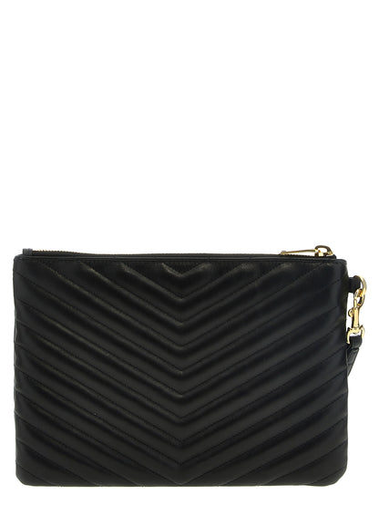 Black Calfskin Clutch Bag