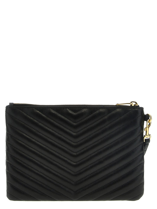 Black Calfskin Clutch Bag