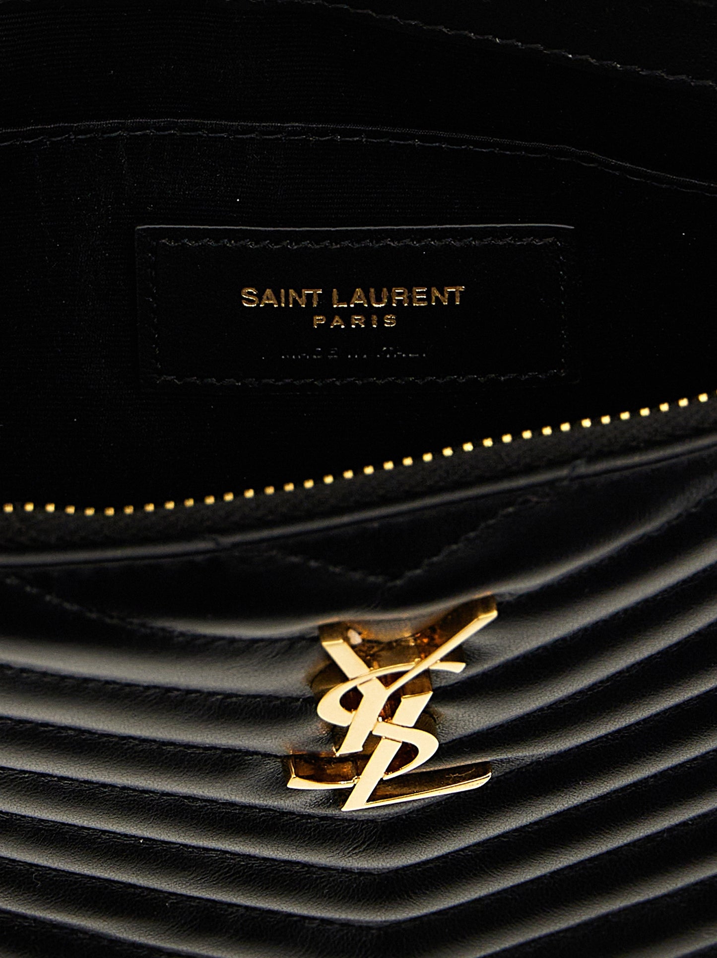 Black Calfskin Clutch Bag