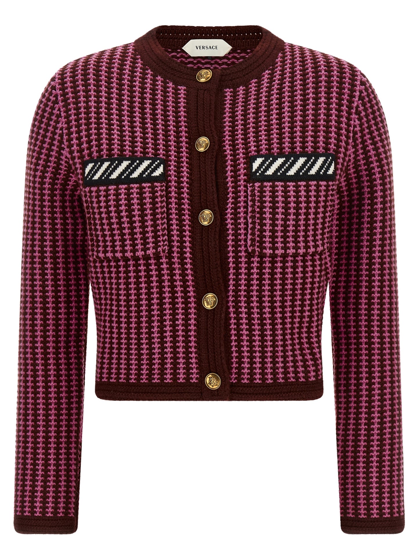Multicolor Virgin Wool Cardigan