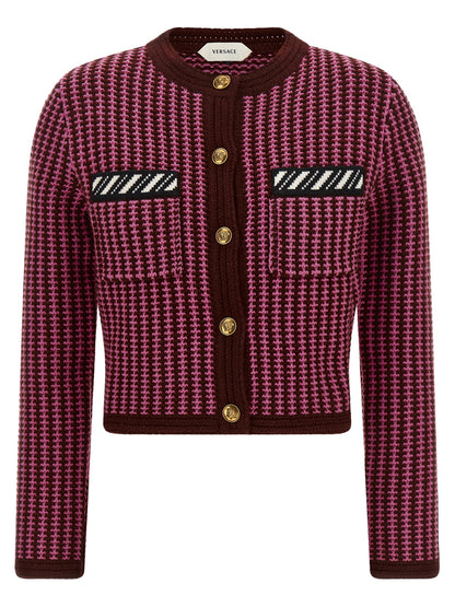 Multicolor Virgin Wool Cardigan