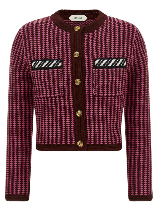 Multicolor Virgin Wool Cardigan