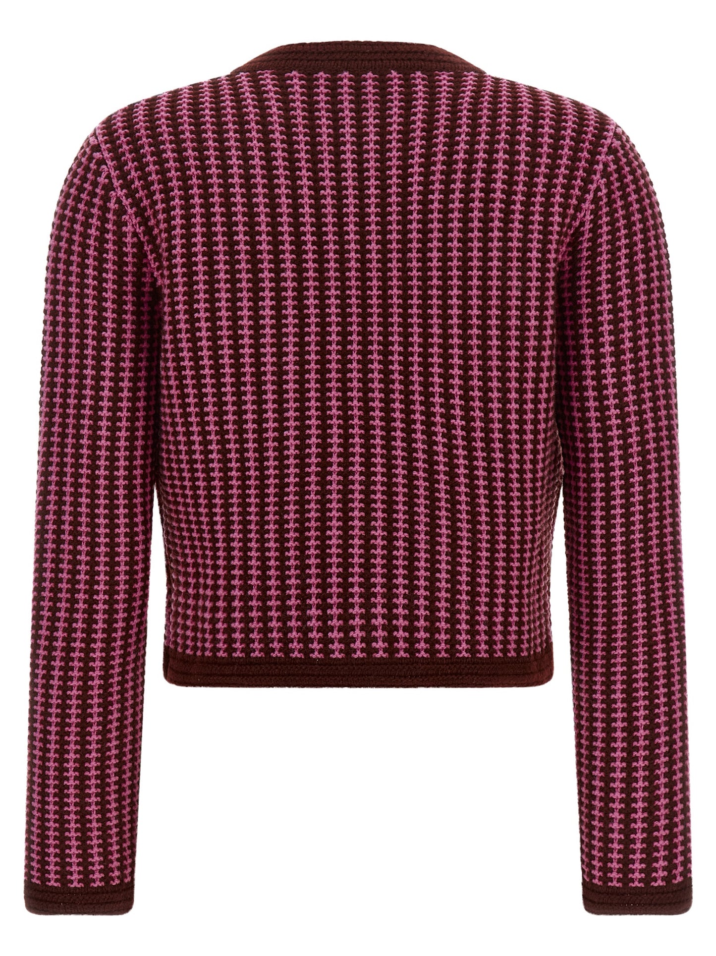 Multicolor Virgin Wool Cardigan