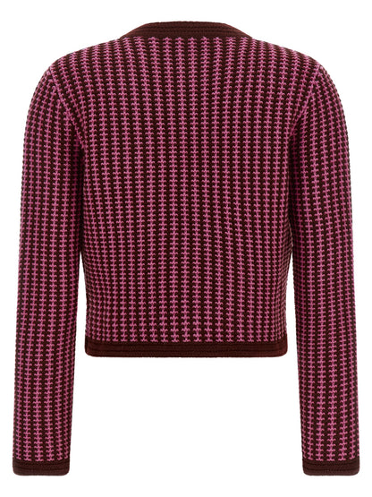 Multicolor Virgin Wool Cardigan