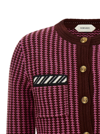Multicolor Virgin Wool Cardigan