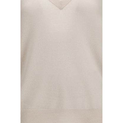 Beige Cashmere Sweater