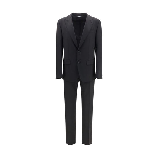 Black Wool Oves Aries Two-Piece Suit