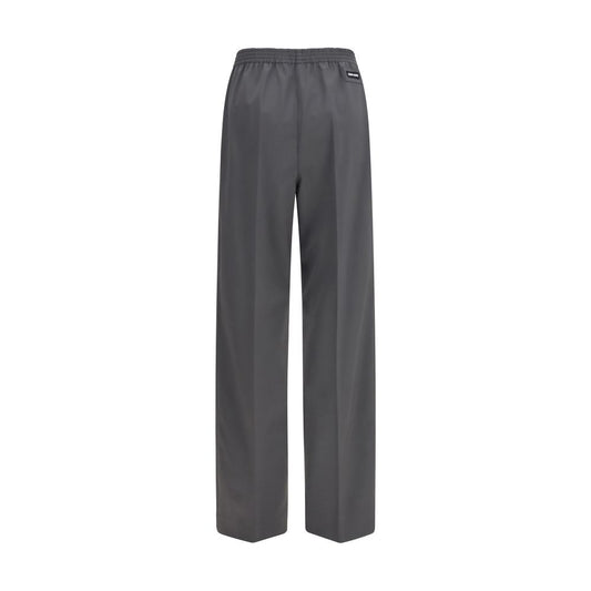Gray Wool Oves Aries Casual Pants