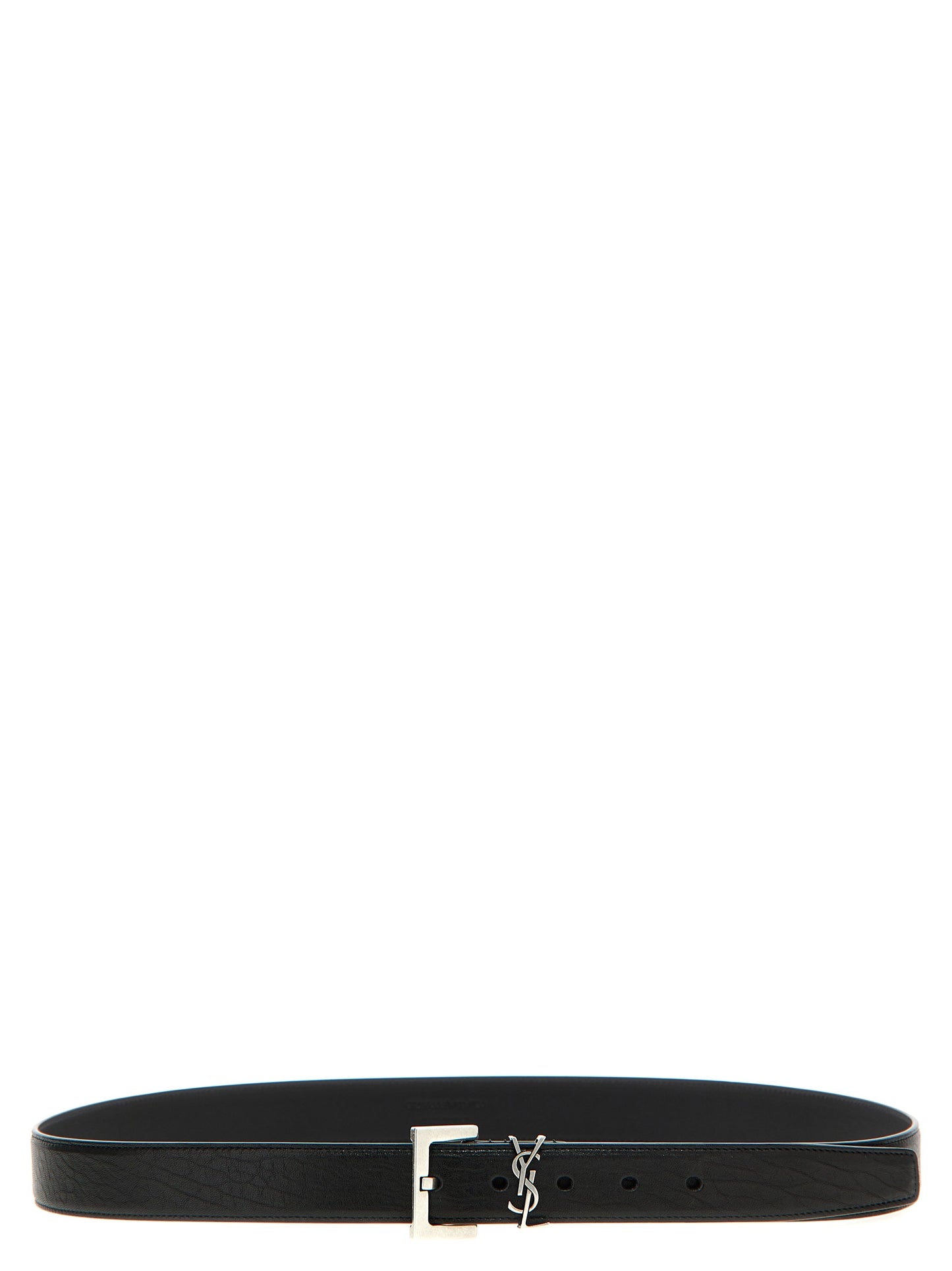 Black Leather Regular Belt