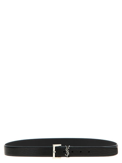 Black Leather Regular Belt