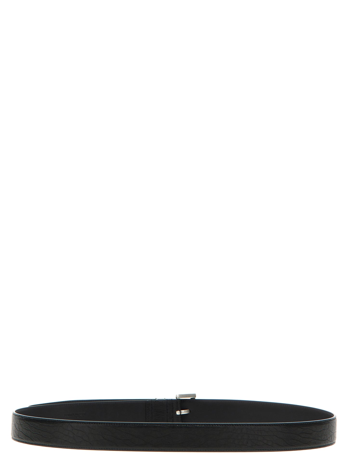 Black Leather Regular Belt