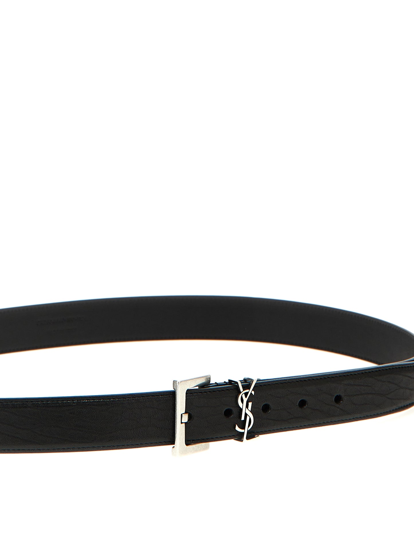 Black Leather Regular Belt