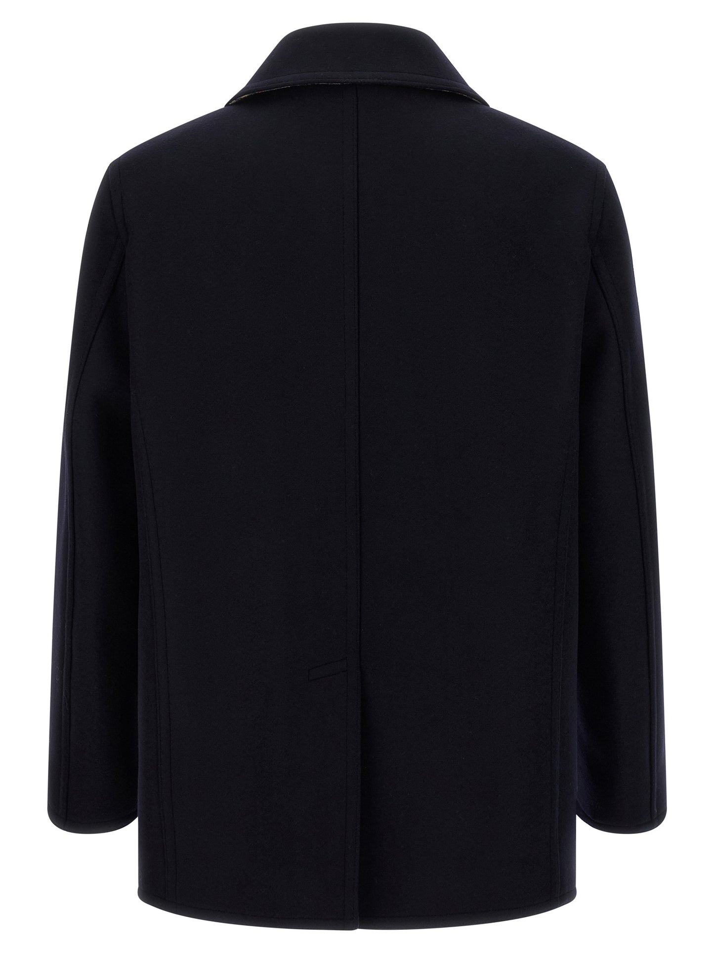 Blue Wool Coat