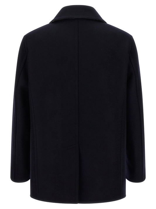 Blue Wool Coat