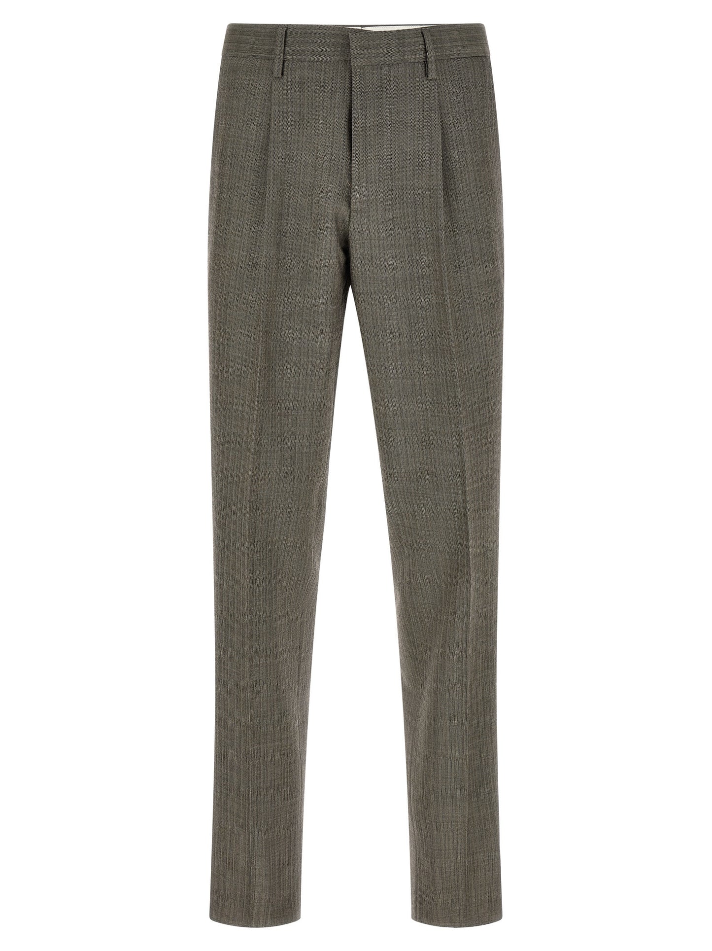 Gray Virgin Wool Two-Piece Suit