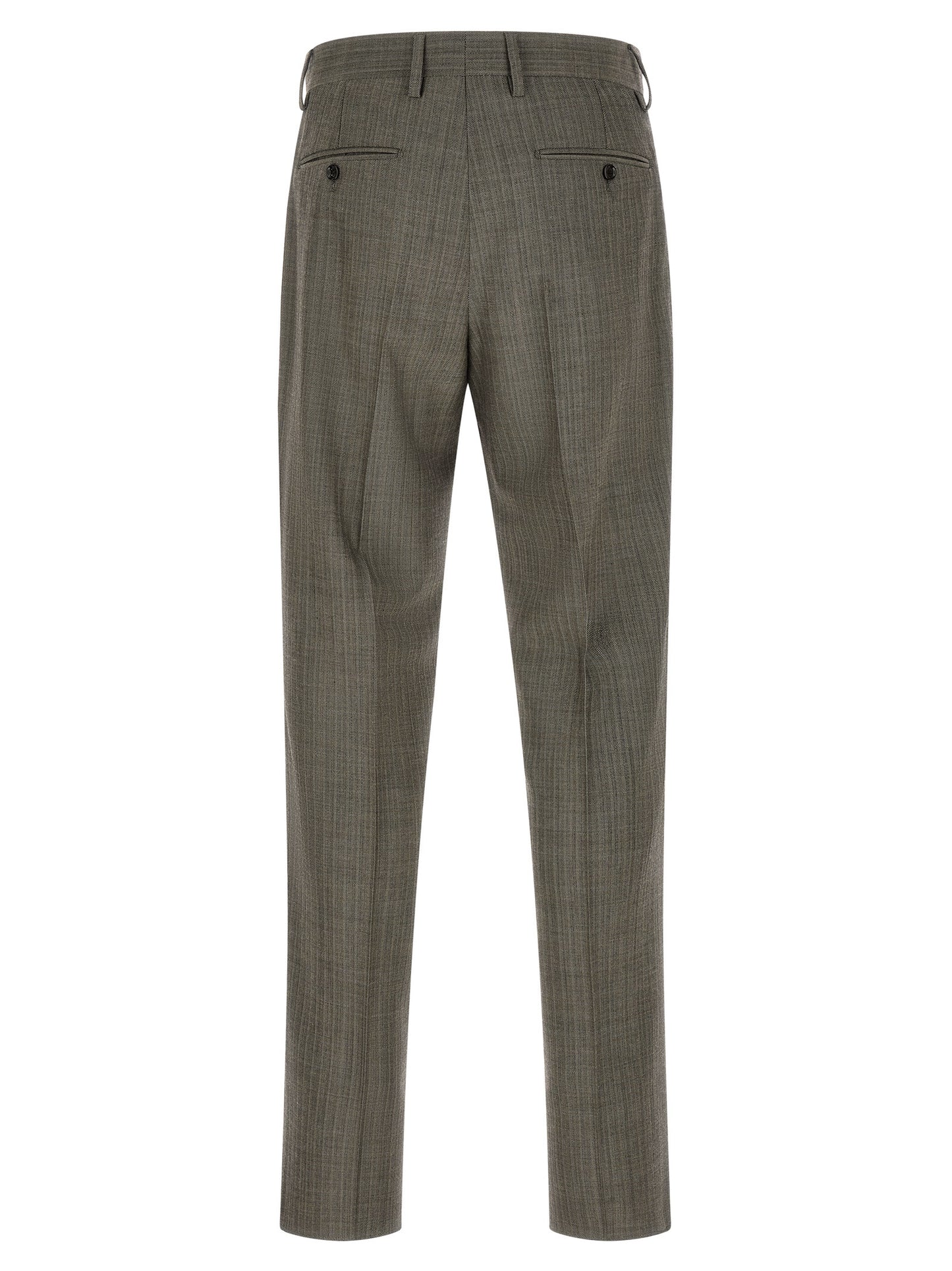 Gray Virgin Wool Two-Piece Suit