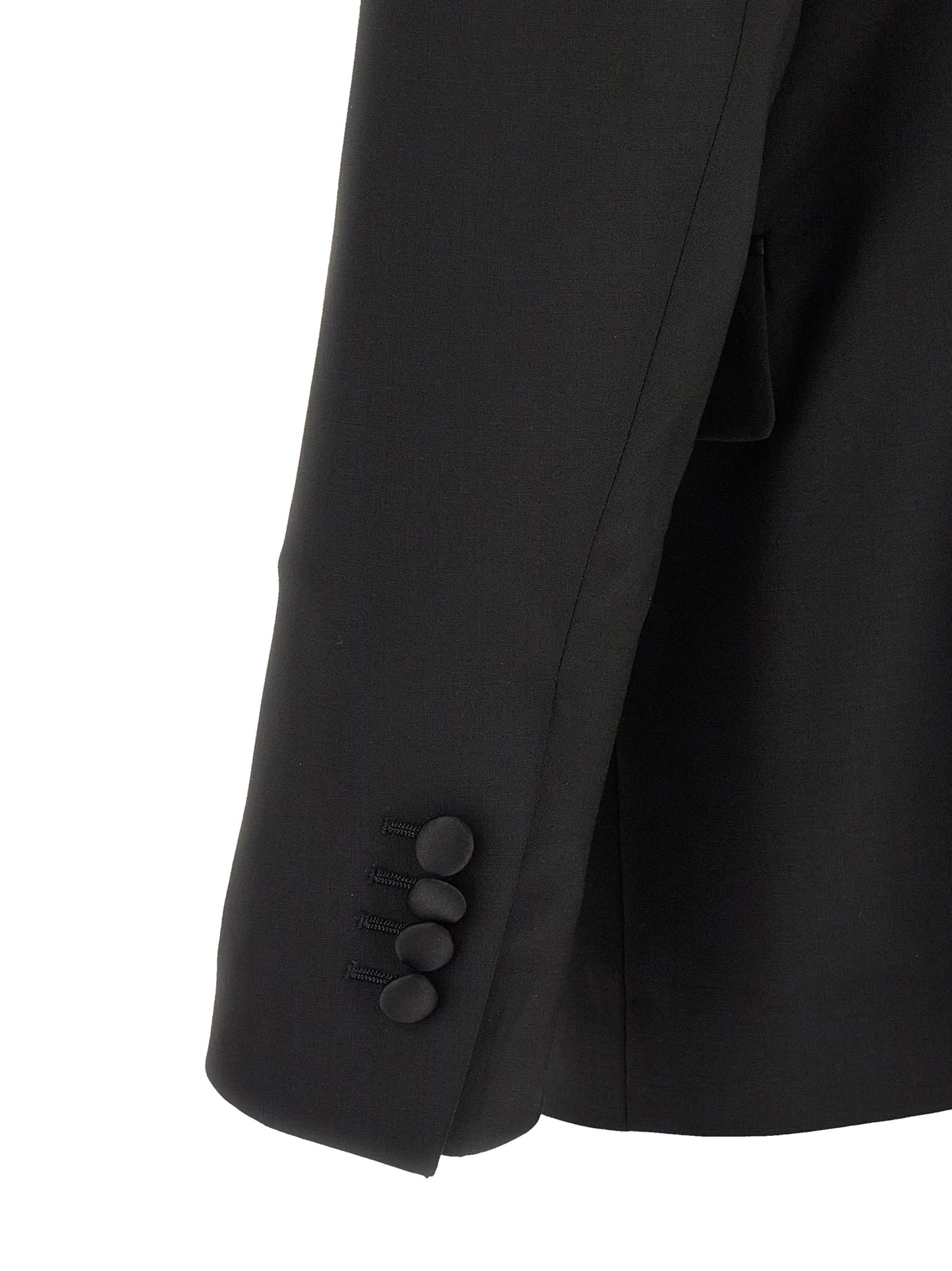 Black Virgin Wool Tuxedo