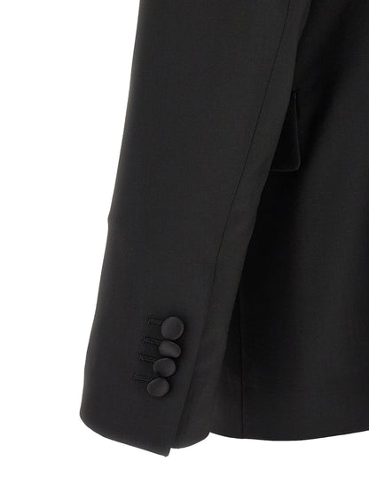 Black Virgin Wool Tuxedo