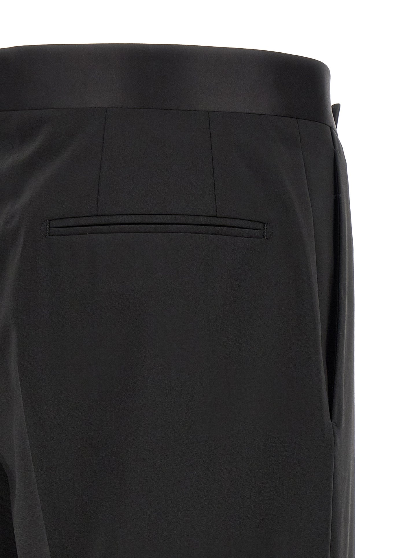 Black Virgin Wool Tuxedo
