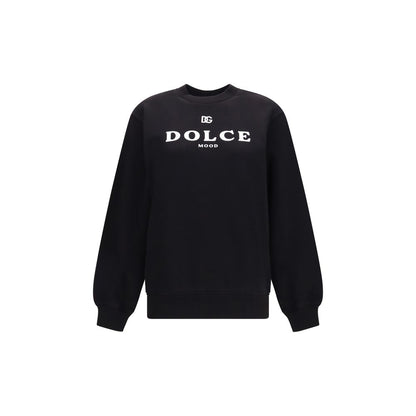 Black Cotton Sweatshirt