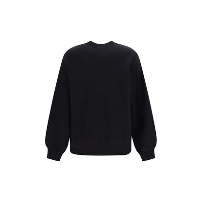 Black Cotton Sweatshirt