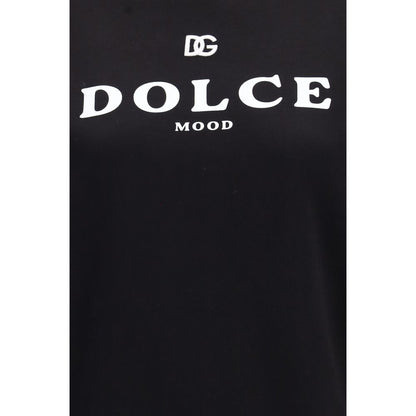 Black Cotton Sweatshirt