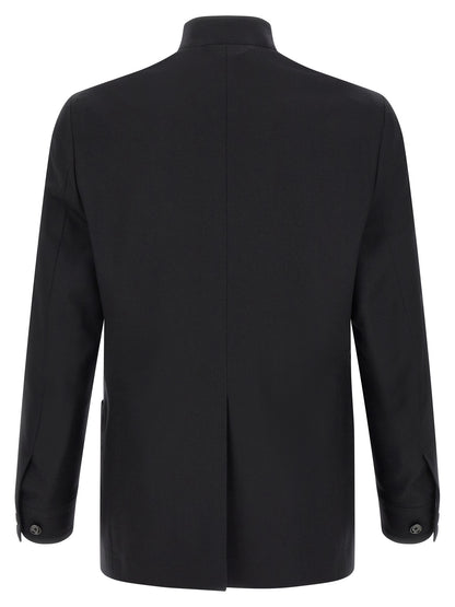 Black Virgin Wool Blazer