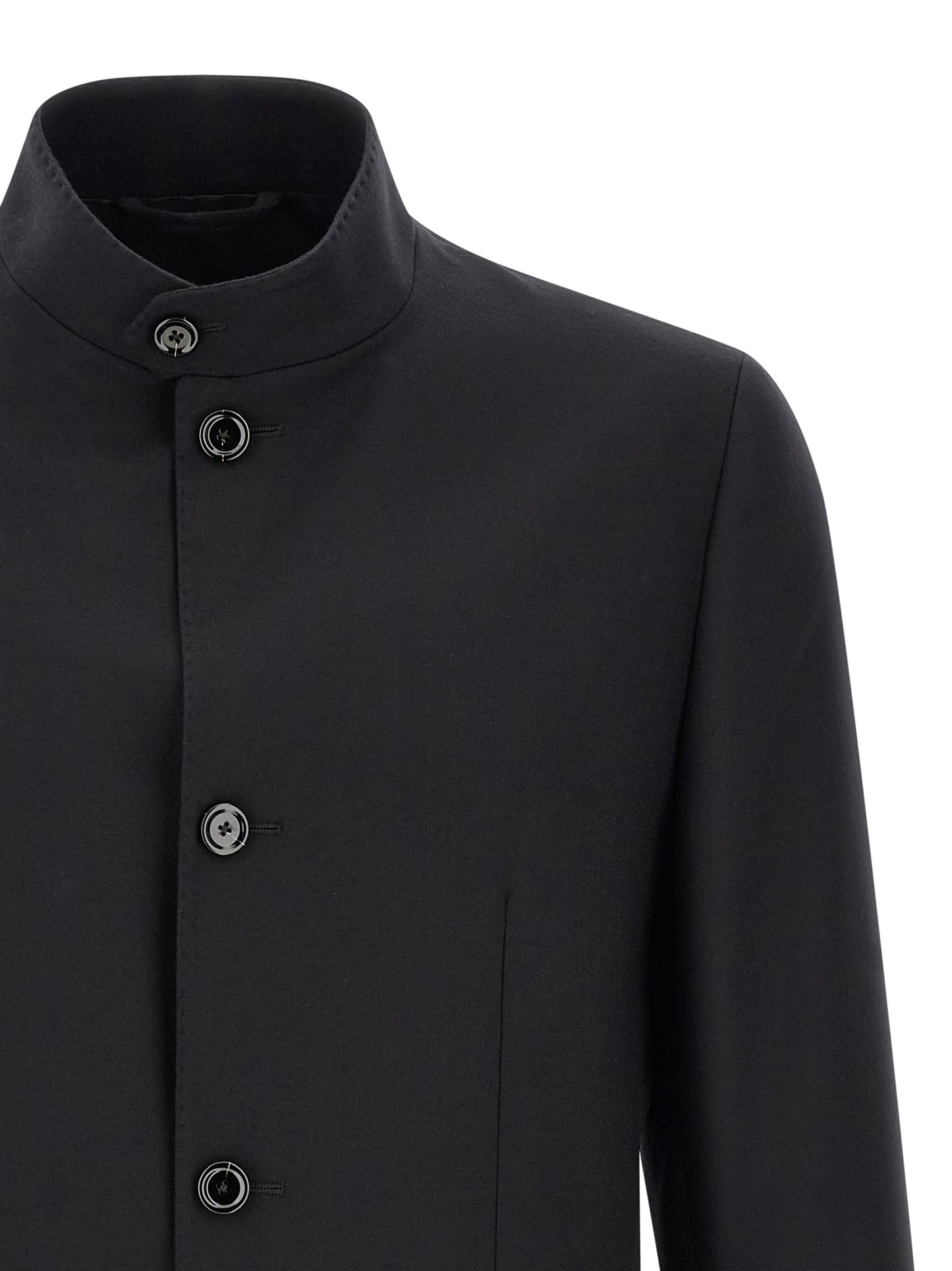 Black Virgin Wool Blazer
