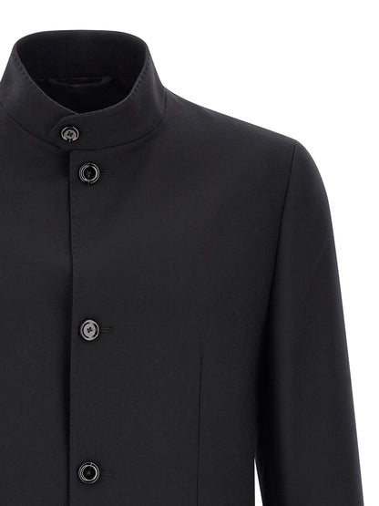 Black Virgin Wool Blazer
