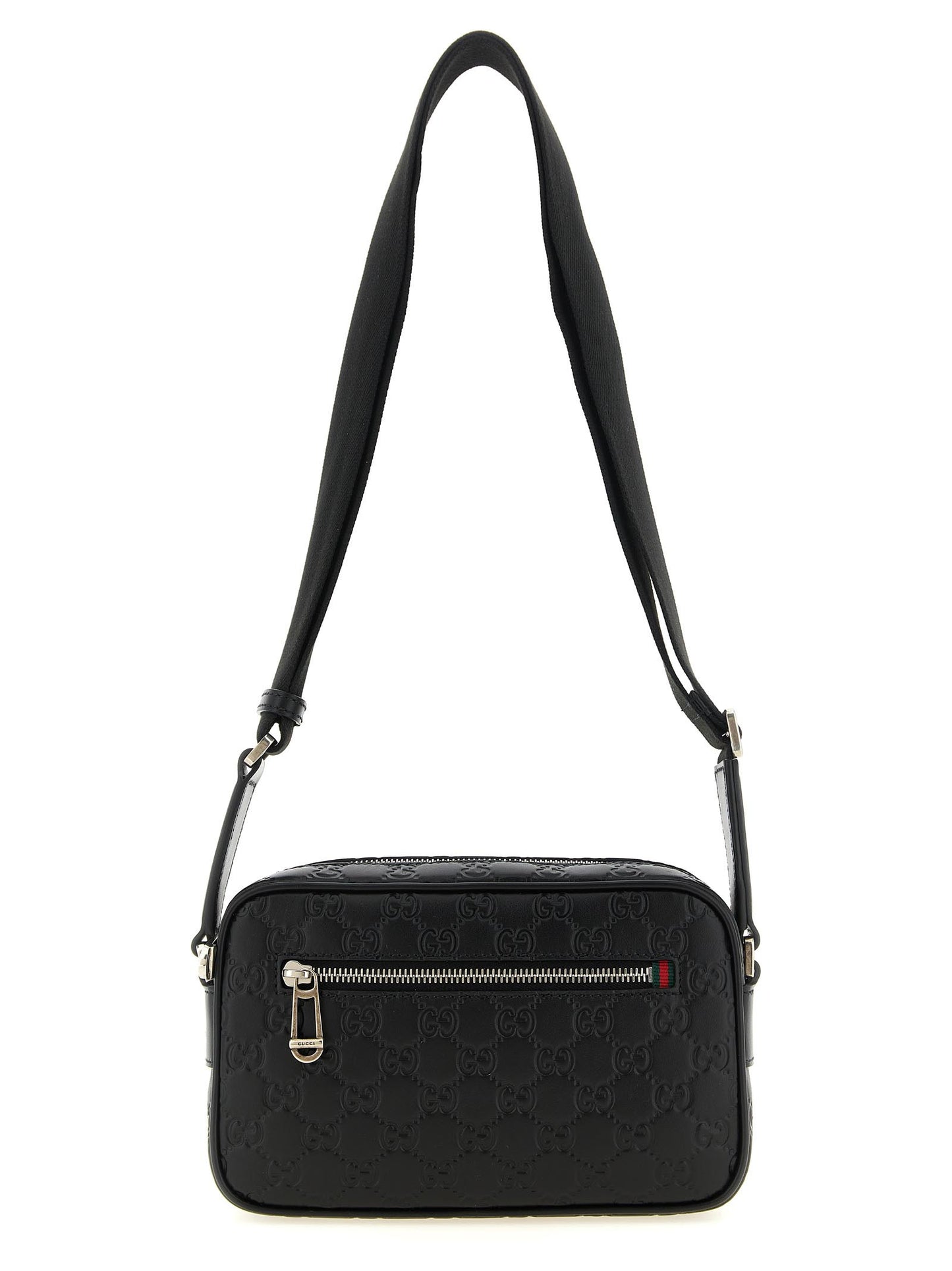 Black Calfskin Crossbody Bag
