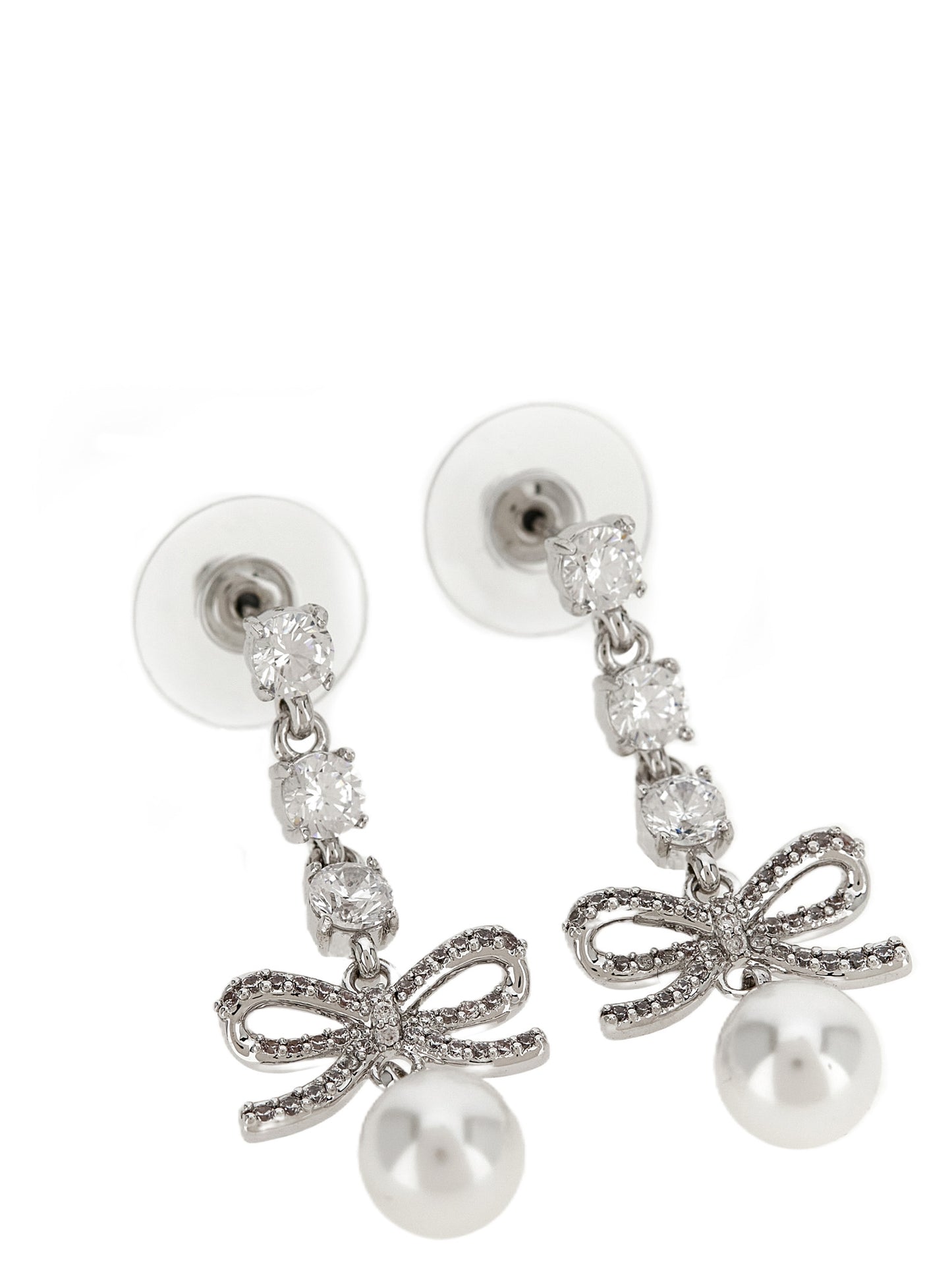 Silver Brass Earrings