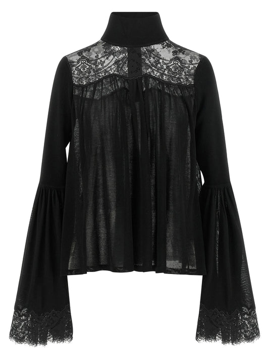 Black Lyocell Blouse