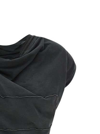 Gray Cotton Blouse