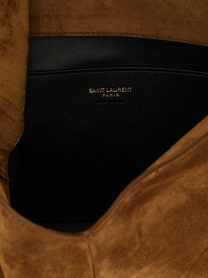 Brown Calfskin Clutch Bag