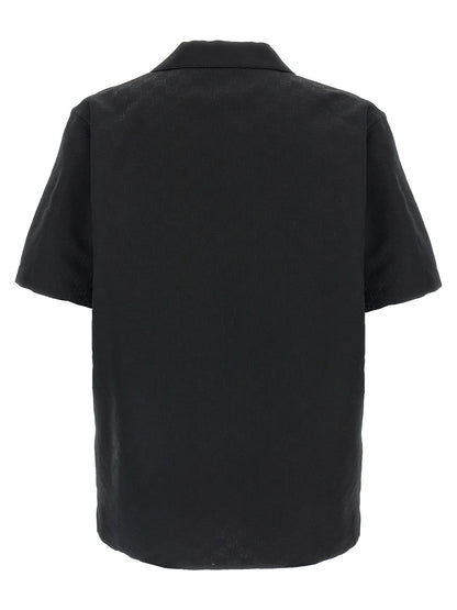 Black Linen Blouse