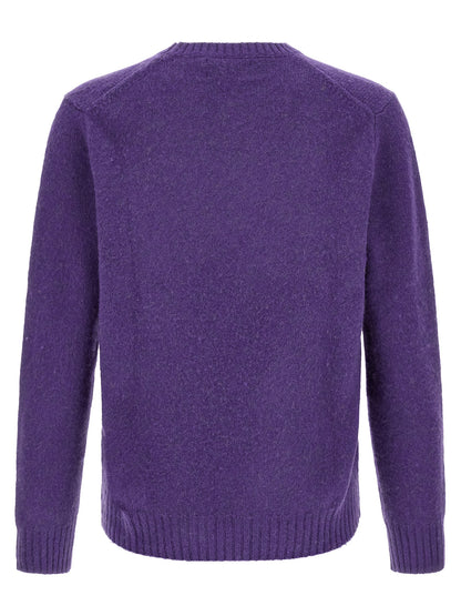 Purple Wool Cardigan