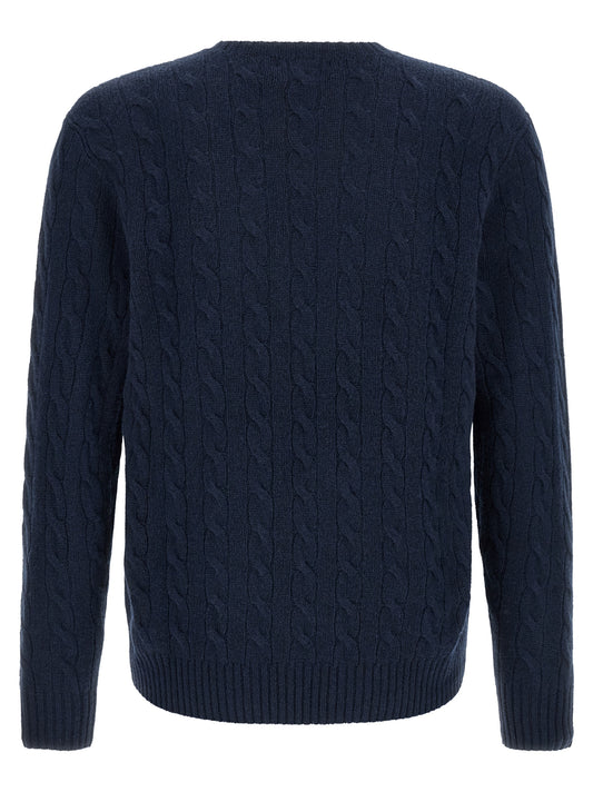 Blue Wool Cardigan