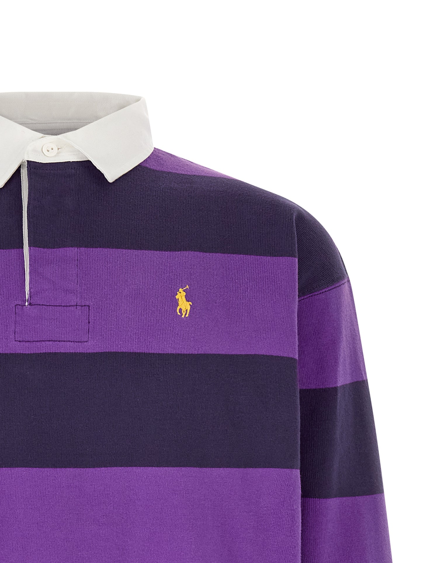 Purple Cotton Polo Shirt