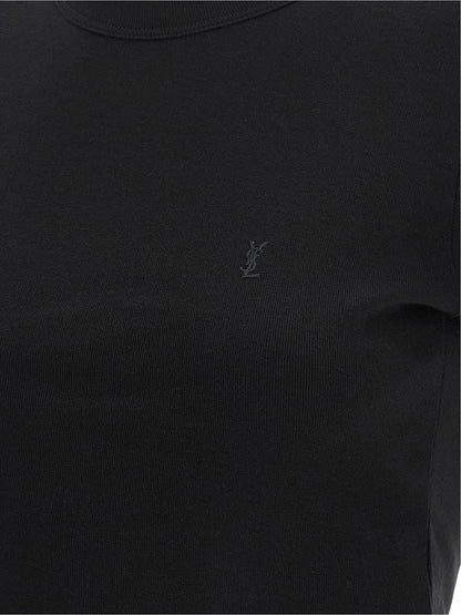 Black Cotton T-Shirt
