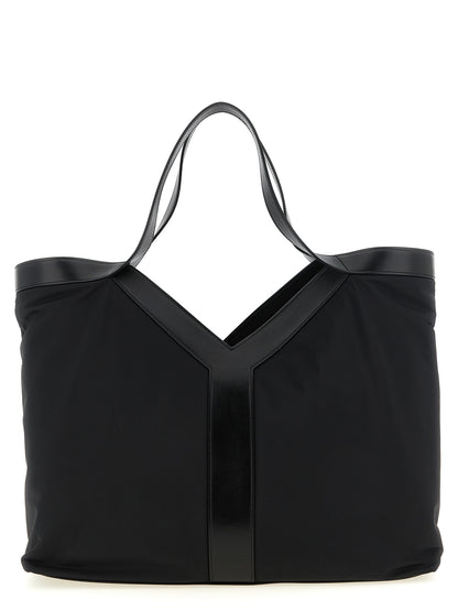 Black Calfskin Tote Bag