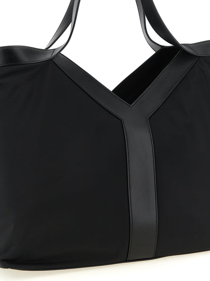 Black Calfskin Tote Bag